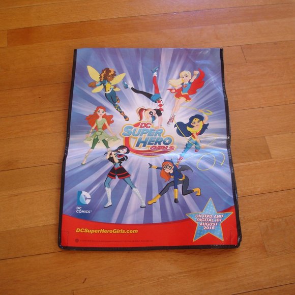 2/$12: DC SUPERHERO GIRLS Large Tote Comic-Con